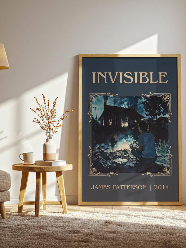 Invisible classic book art print paper finish options – matte satin gloss