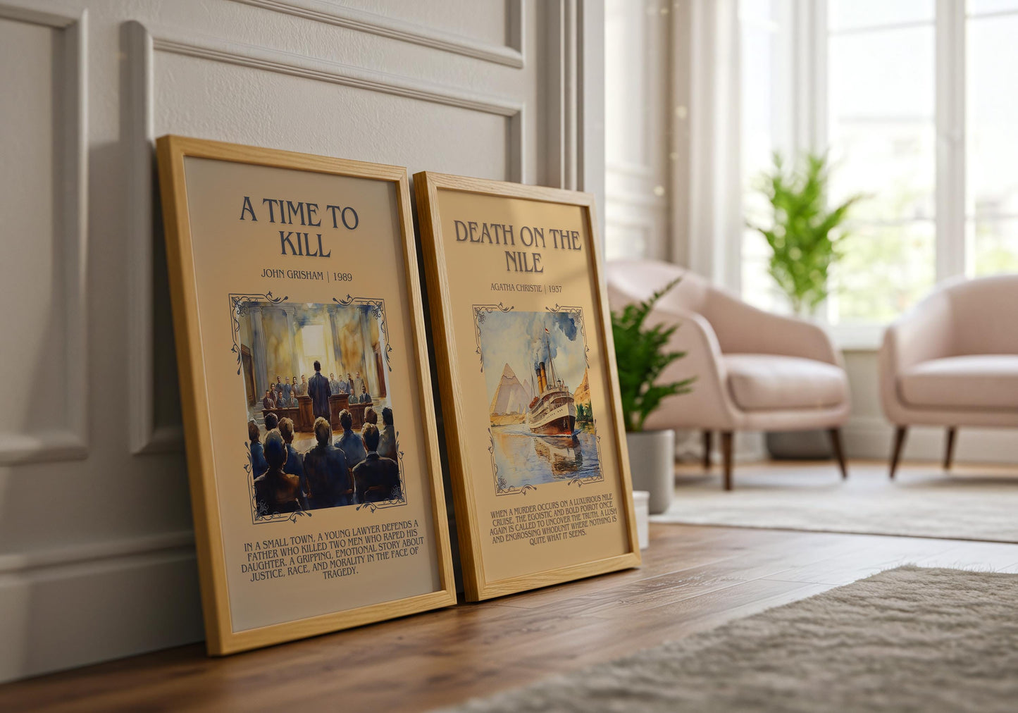 A Time To Kill by John Grisham | Descriptive Book Poster | Blurby