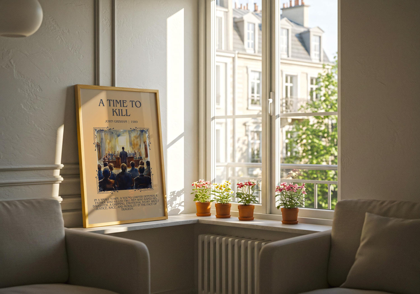 A Time To Kill by John Grisham | Descriptive Book Poster | Blurby