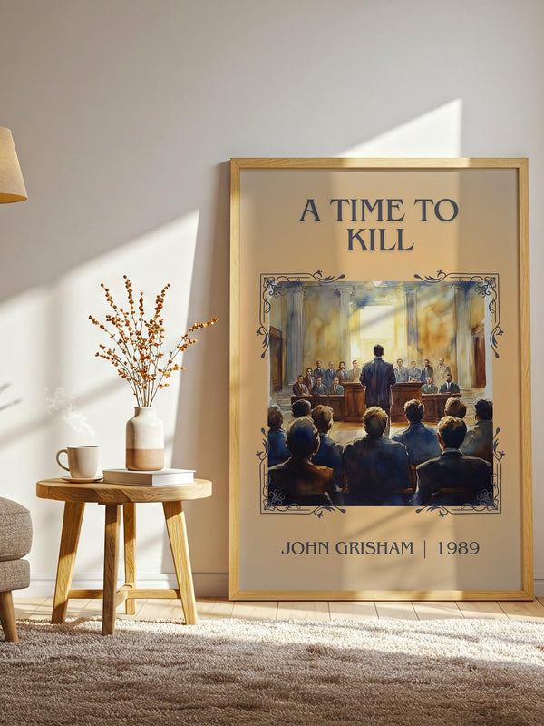 A Time to Kill classic book art print paper finish options – matte satin gloss