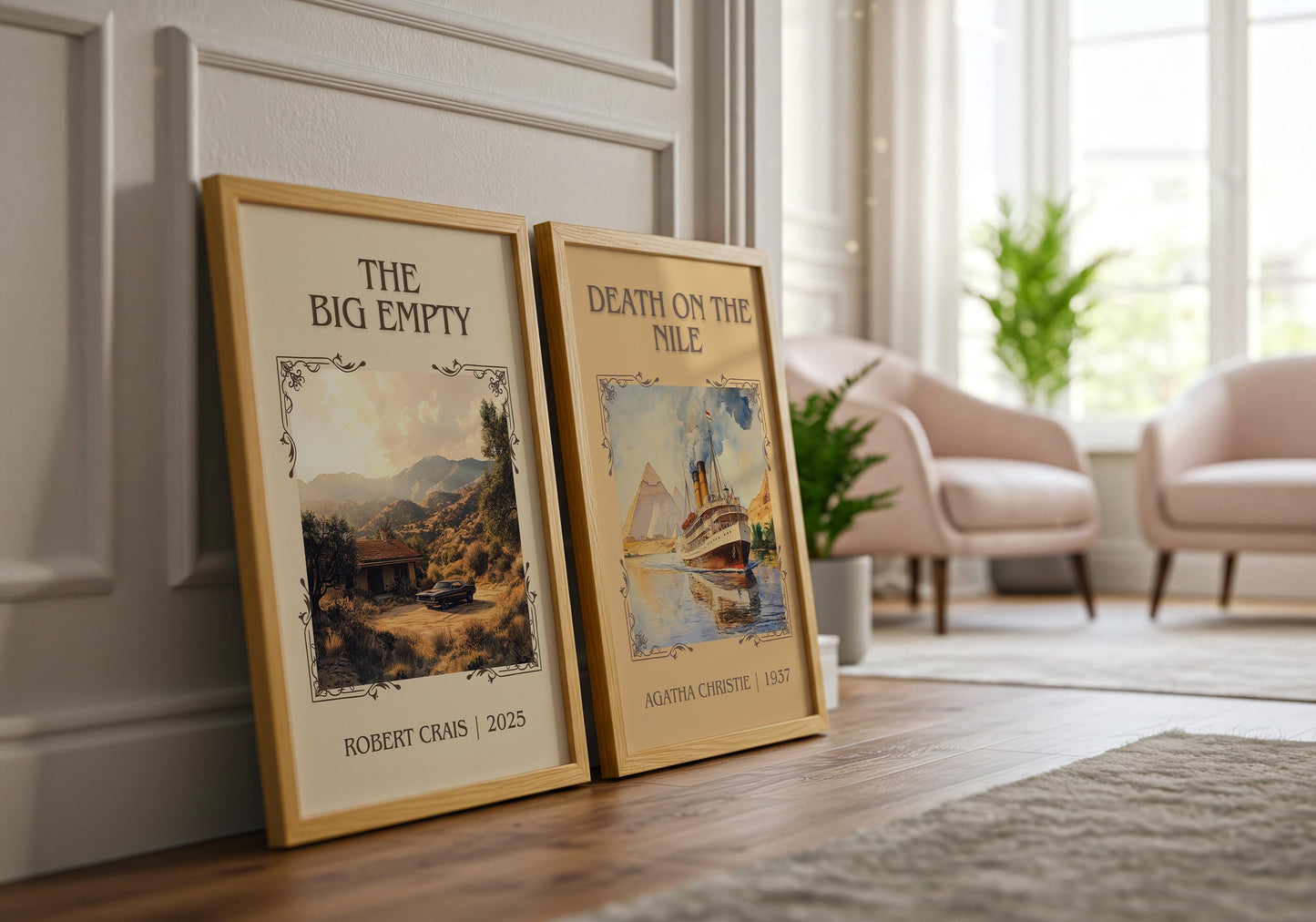 The Big Empty by Robert Crais | Descriptive Book Poster | Minimalist