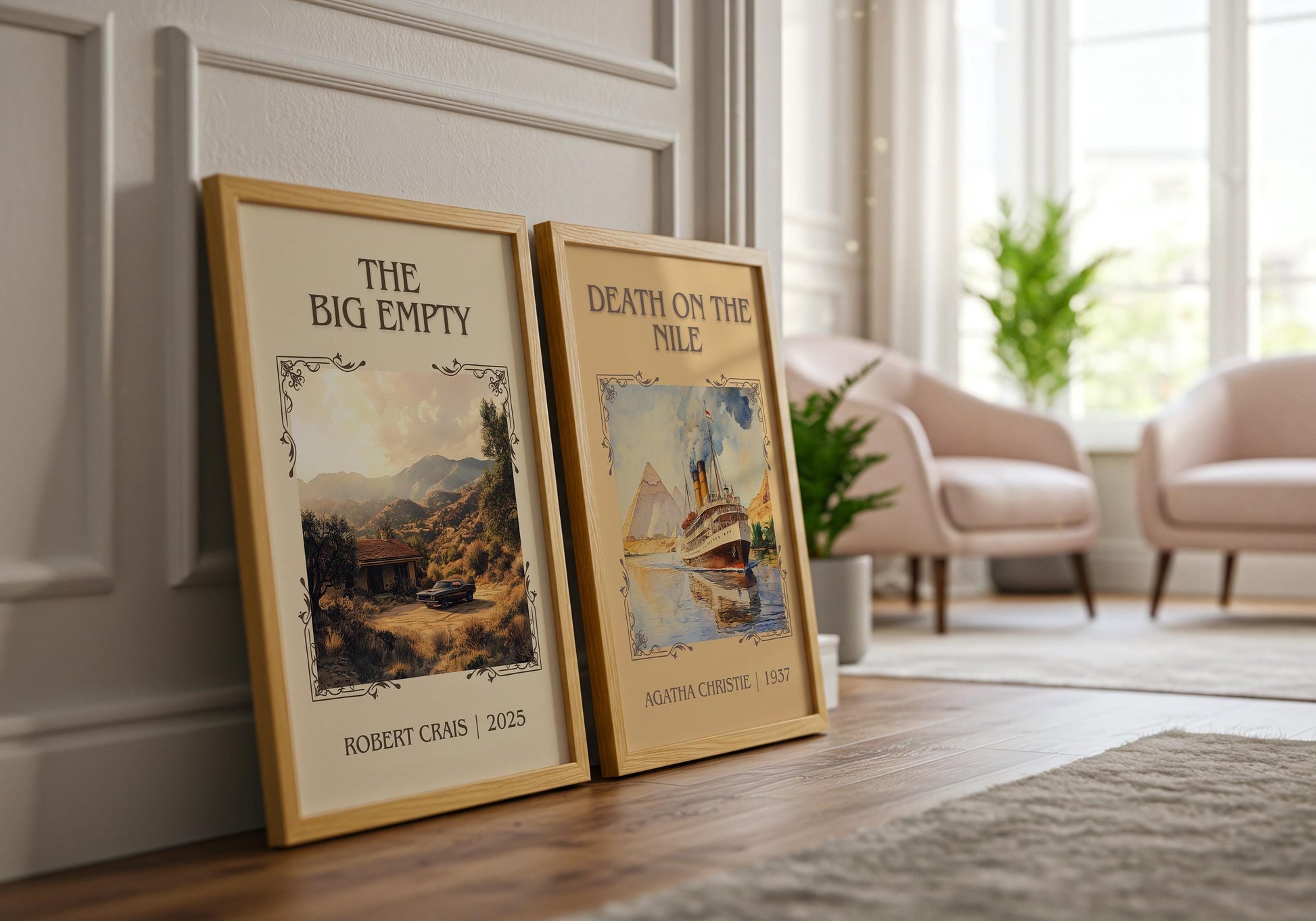 The Big Empty by Robert Crais | Descriptive Book Poster | Minimalist