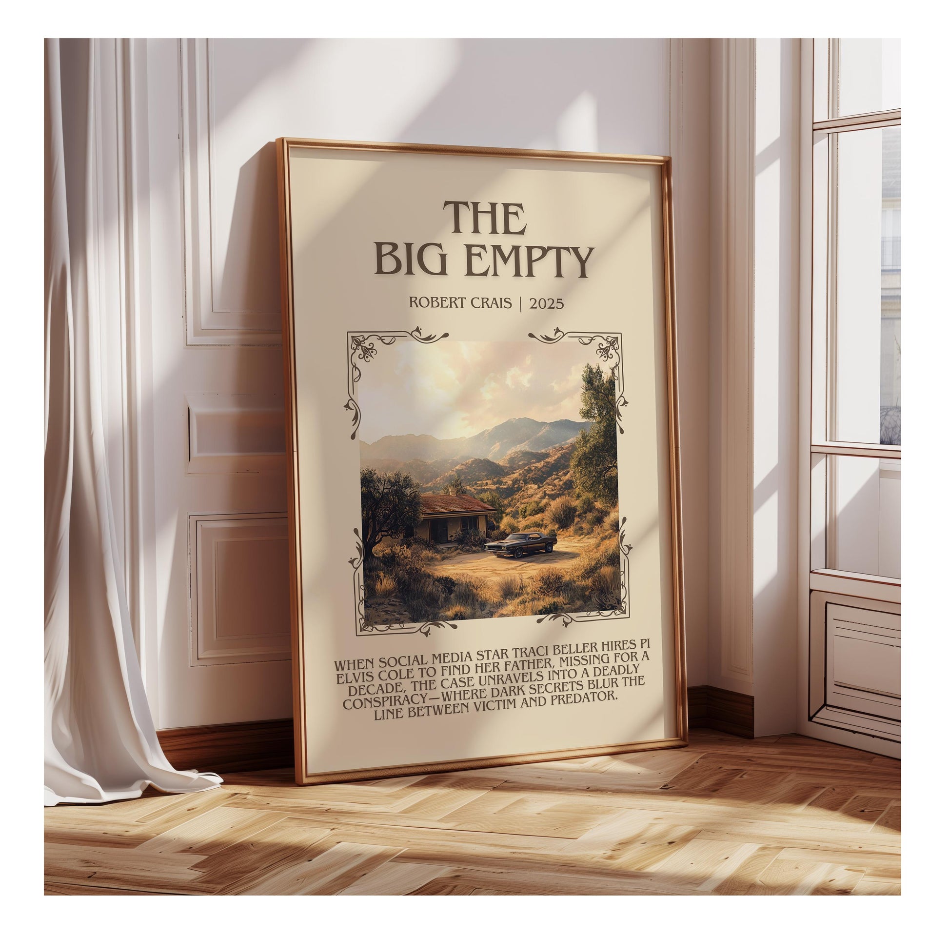 The Big Empty by Robert Crais | Descriptive Book Poster | Blurby