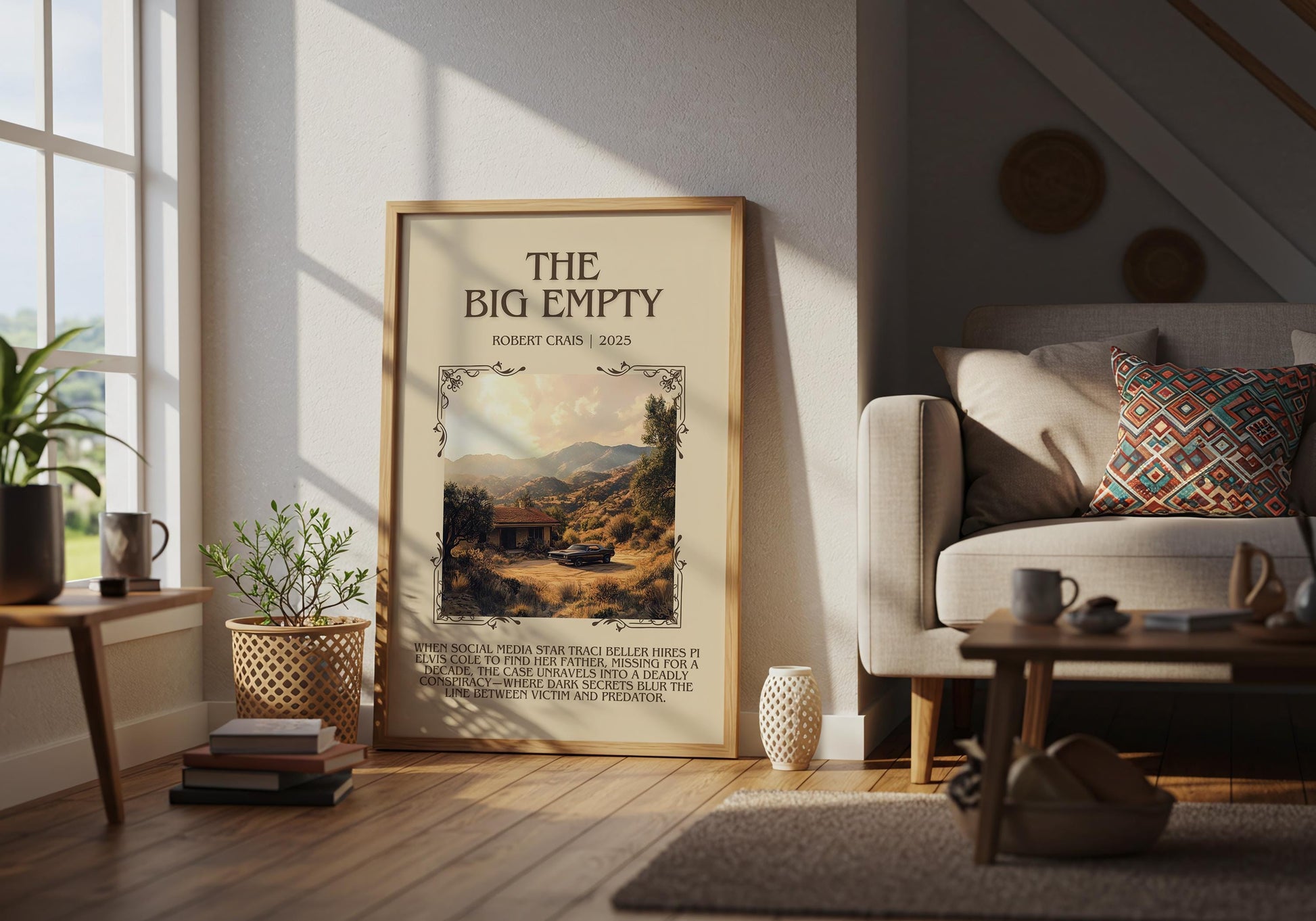 The Big Empty by Robert Crais | Descriptive Book Poster | Blurby