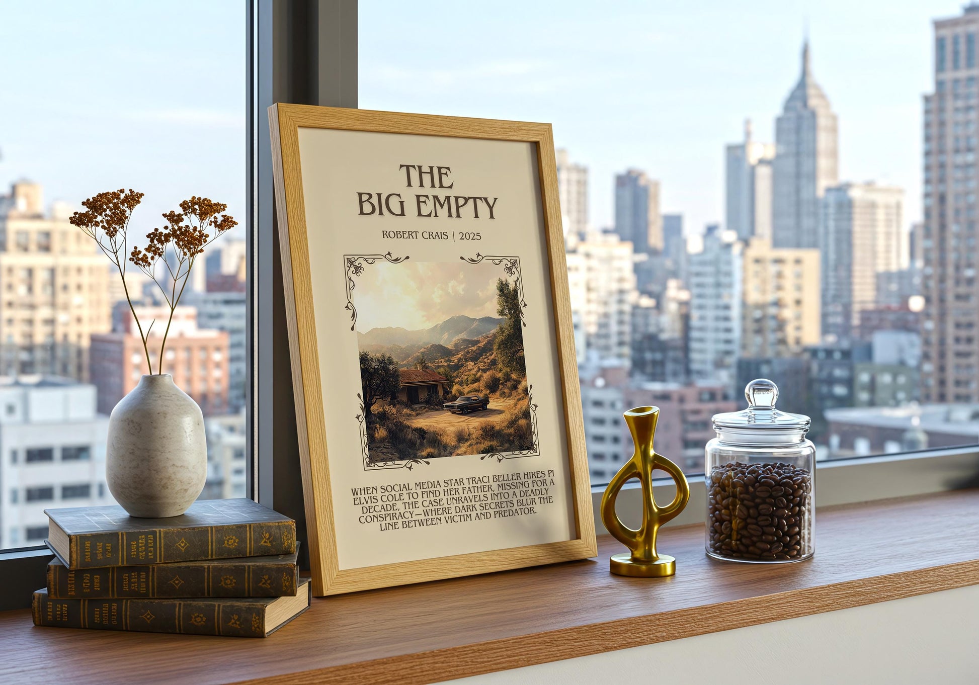 The Big Empty by Robert Crais | Descriptive Book Poster | Blurby