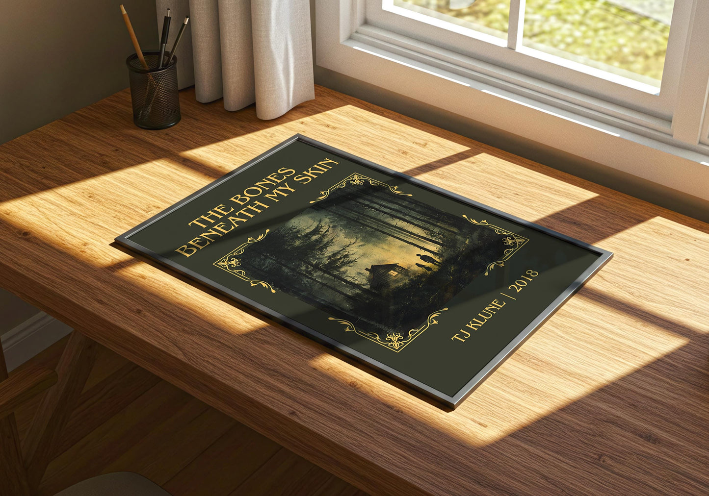 The Bones Beneath My Skin by TJ Klune | Descriptive Book Poster | Minimalist