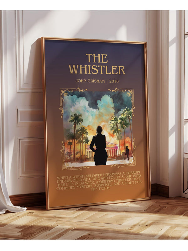 The Whistler minimalist poster paper finish options – matte satin gloss
