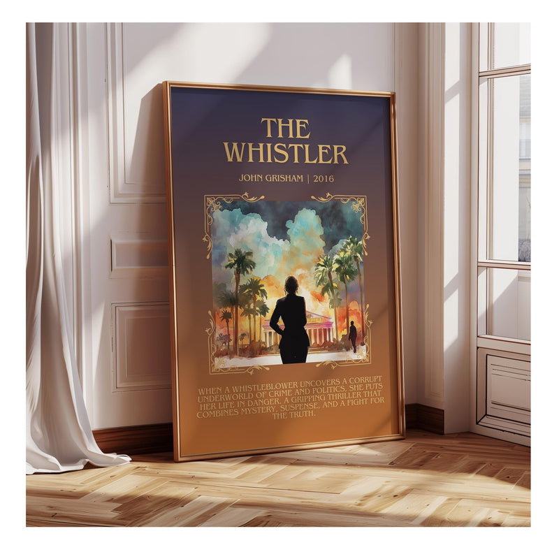 The Whistler minimalist poster paper finish options – matte satin gloss