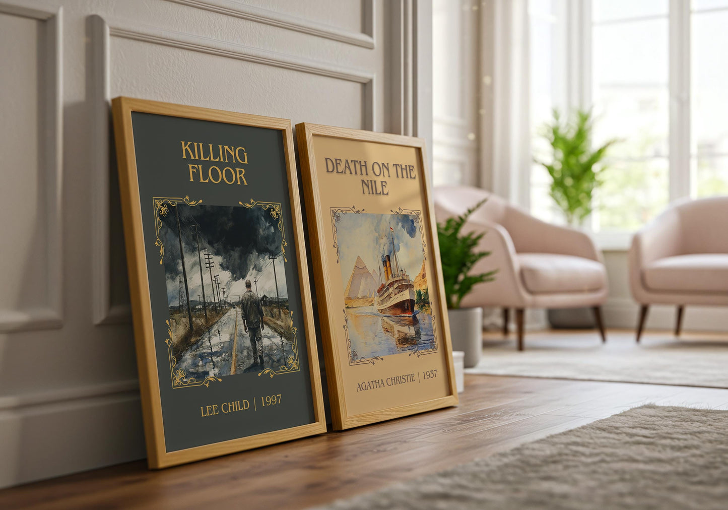 Killing Floor by Lee Child | Descriptive Book Poster | Minimalist