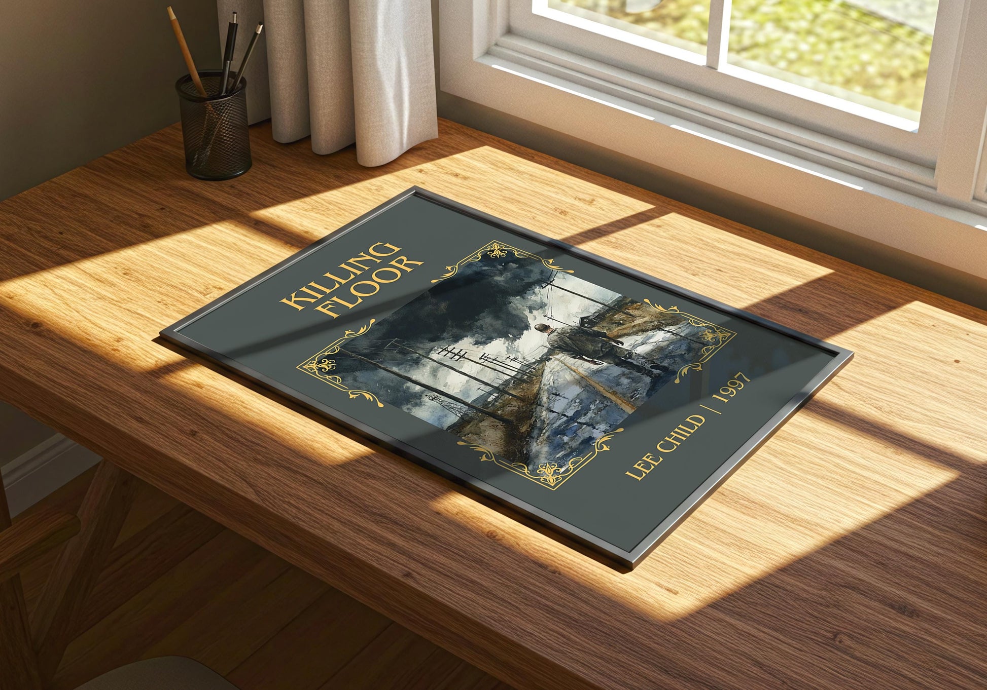 Killing Floor by Lee Child | Descriptive Book Poster | Minimalist