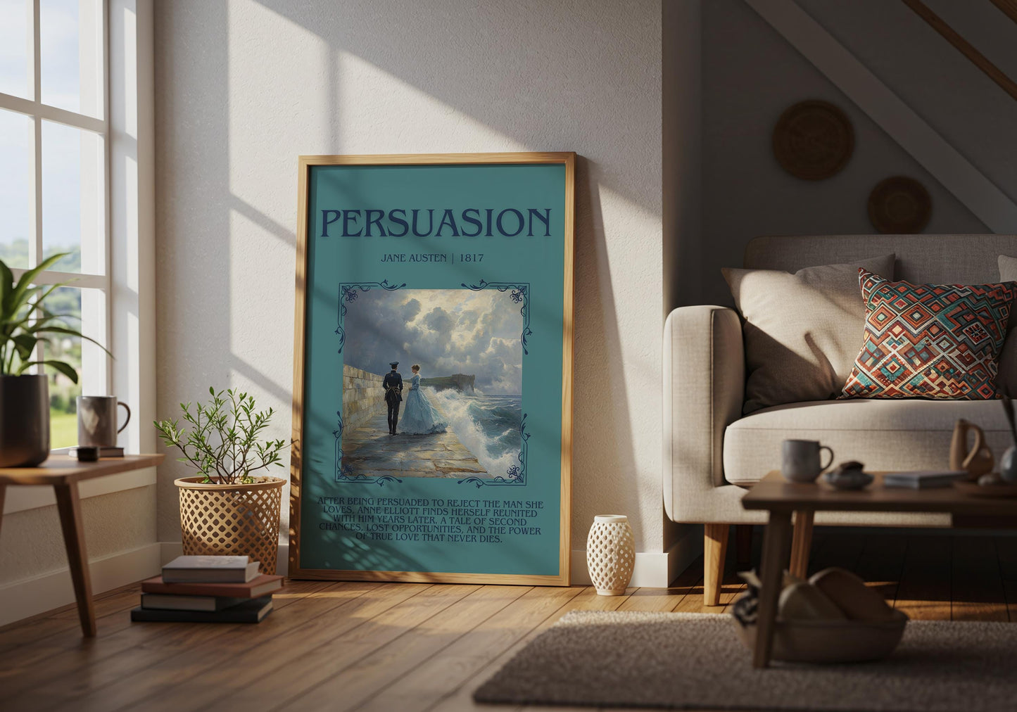 Persuasion by Jane Austen | Descriptive Book Poster | Blurby