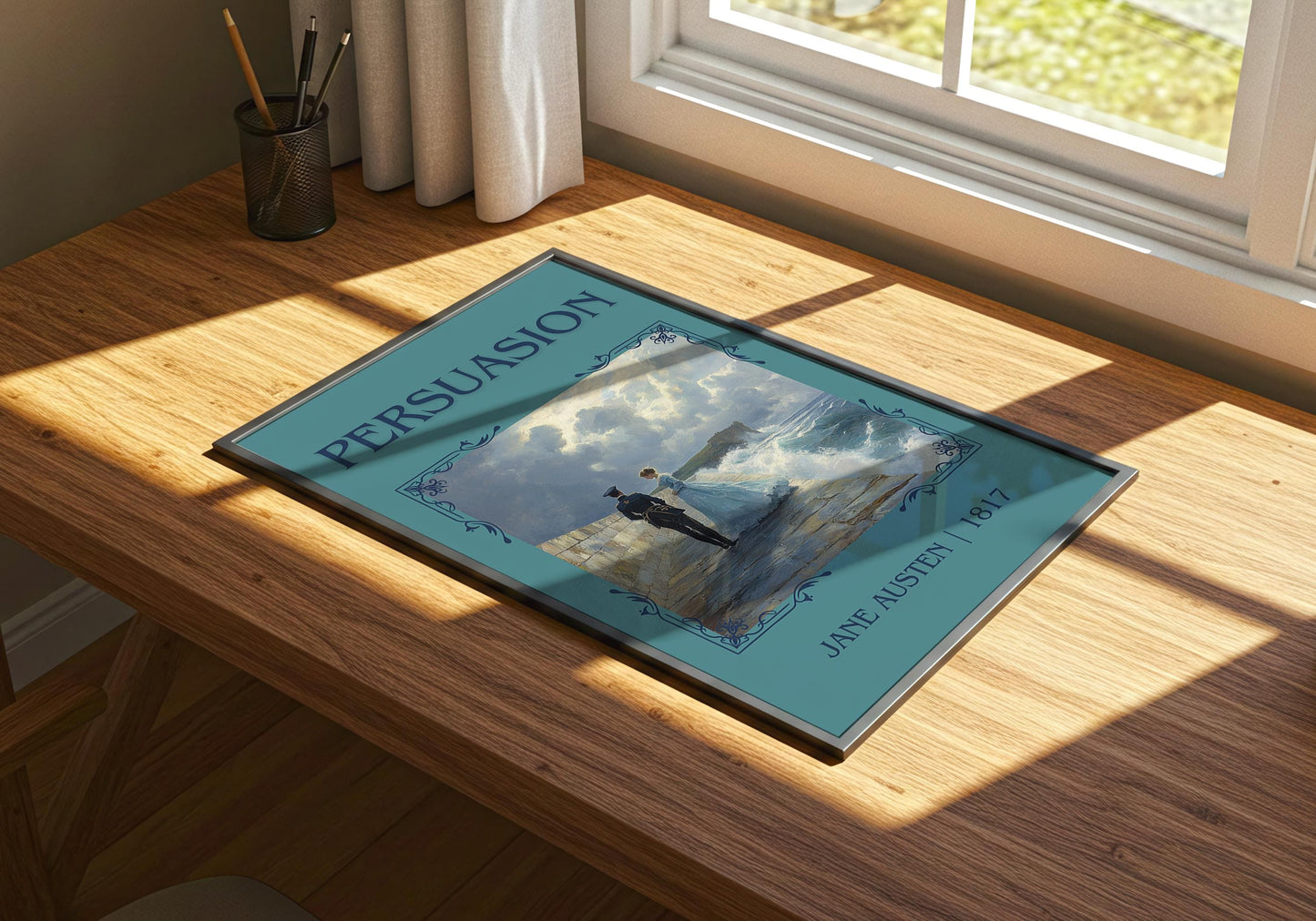 Persuasion by Jane Austen | Descriptive Book Poster | Minimalist