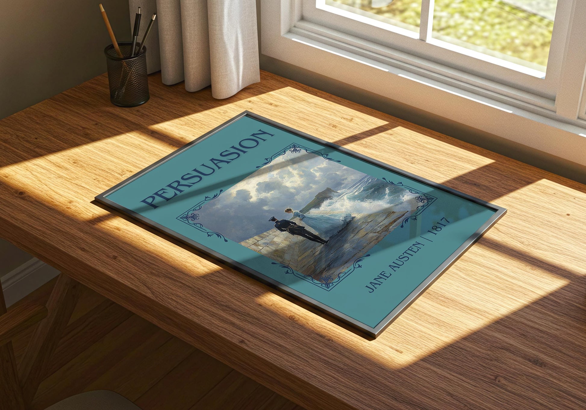 Persuasion by Jane Austen | Descriptive Book Poster | Minimalist