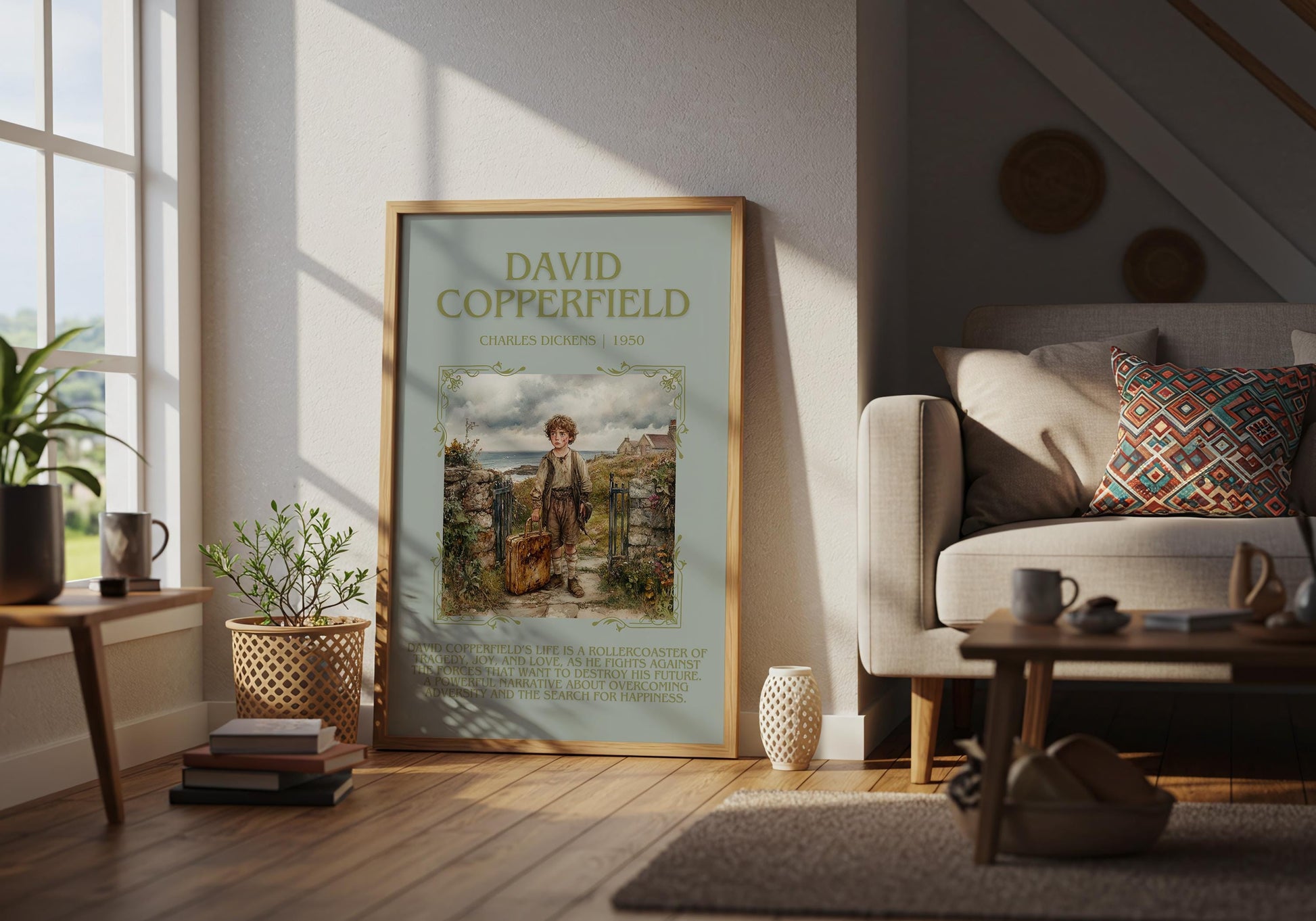 David Copperfield by Charles Dickens | Descriptive Book Poster | Blurby
