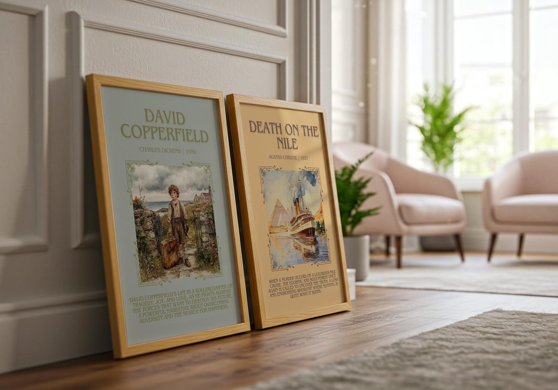 David Copperfield by Charles Dickens | Descriptive Book Poster | Blurby