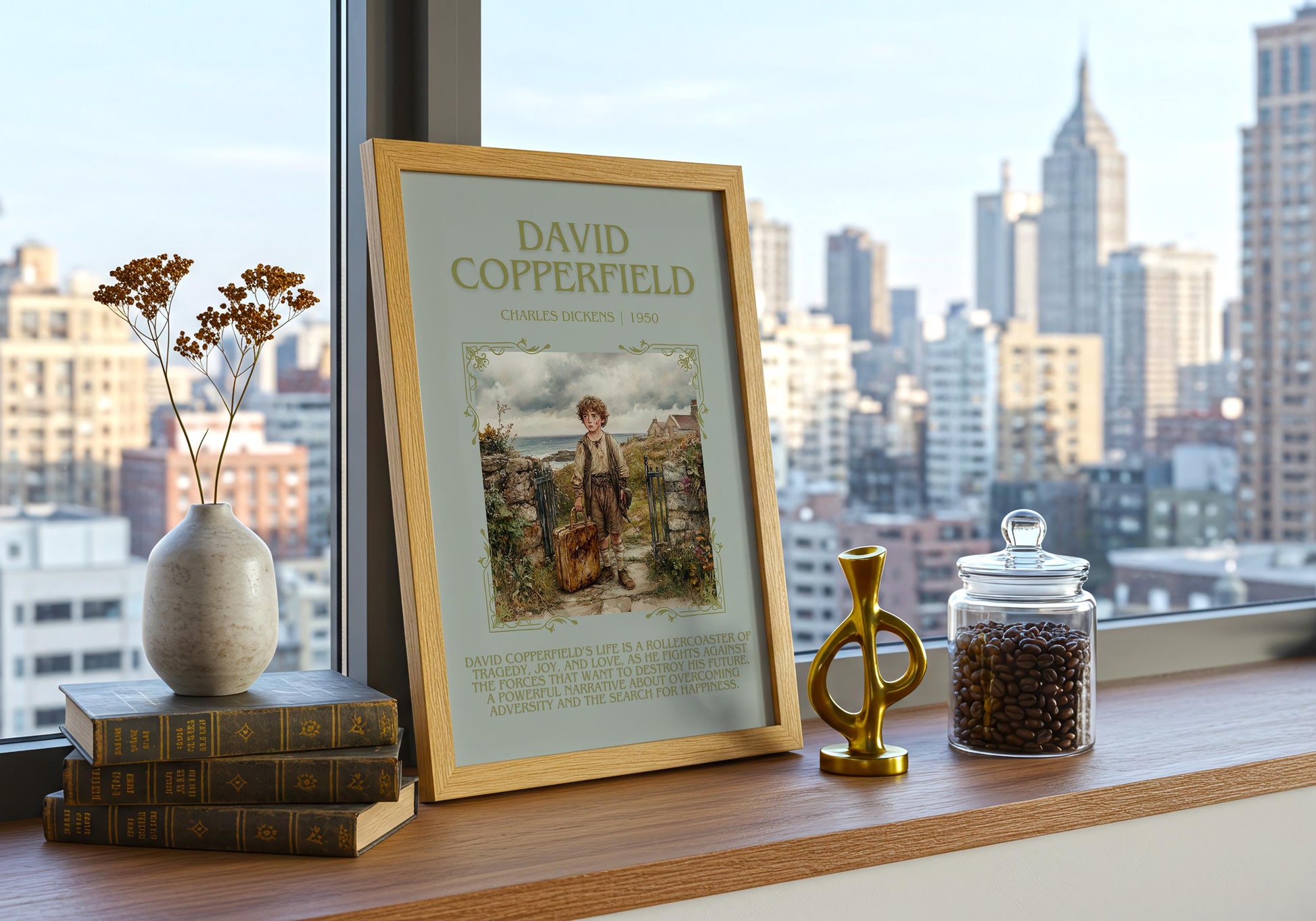 David Copperfield by Charles Dickens | Descriptive Book Poster | Blurby