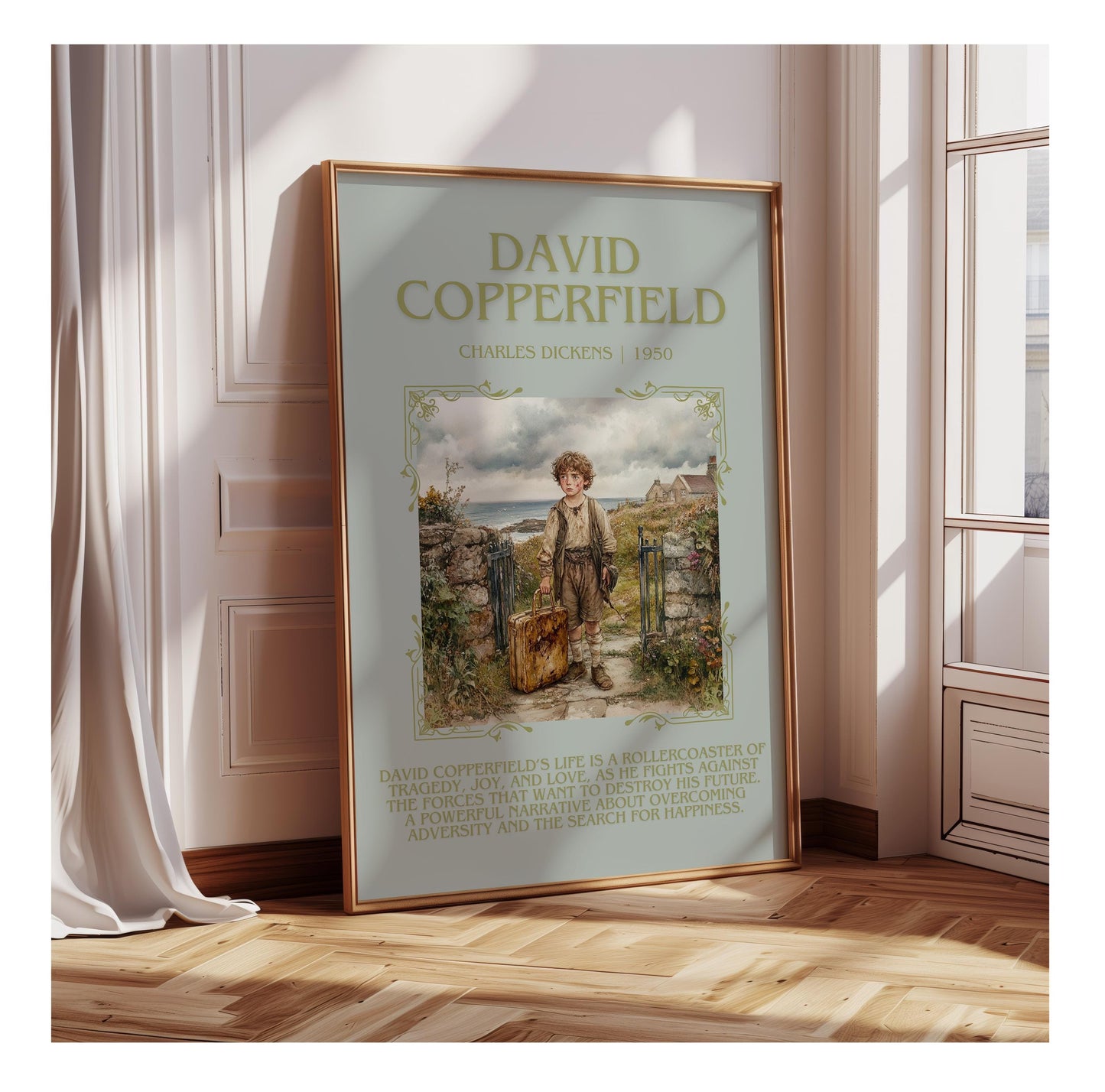 David Copperfield by Charles Dickens | Descriptive Book Poster | Blurby