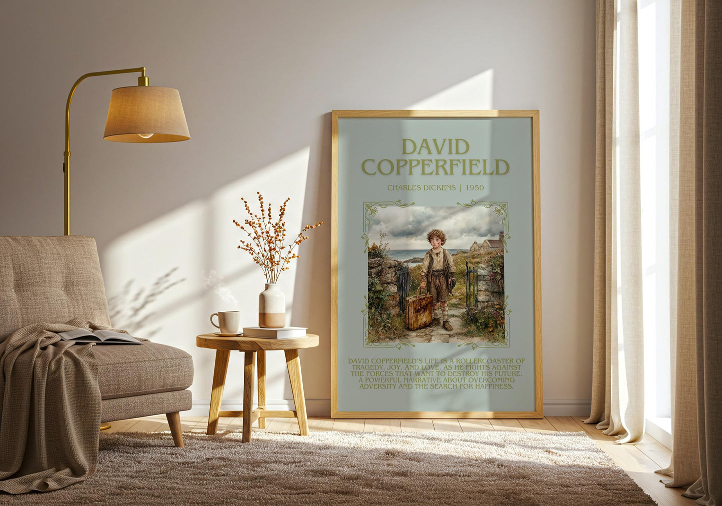 David Copperfield by Charles Dickens | Descriptive Book Poster | Blurby