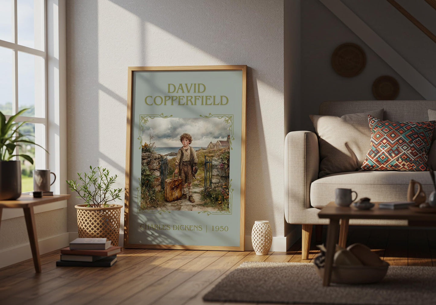 David Copperfield by Charles Dickens | Descriptive Book Poster | Minimalist