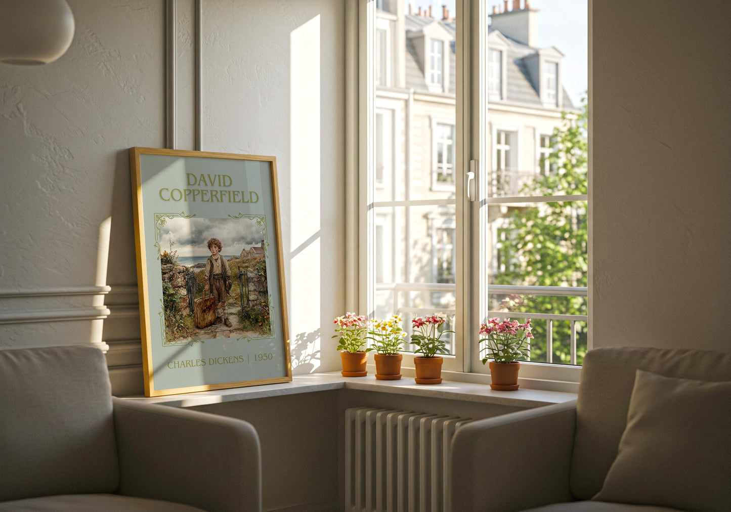 David Copperfield by Charles Dickens | Descriptive Book Poster | Minimalist