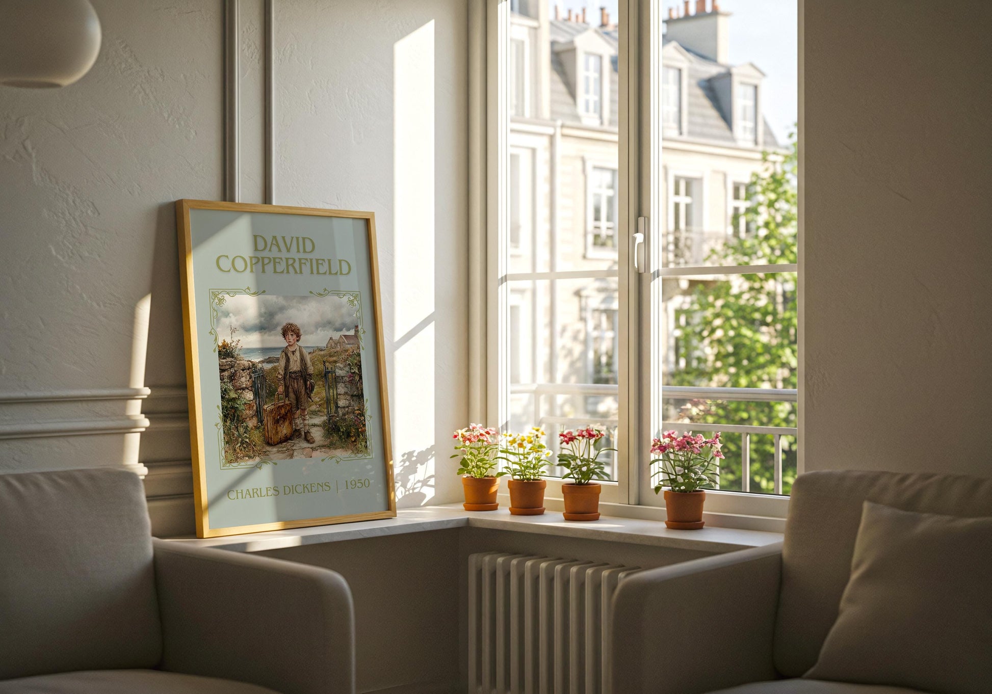 David Copperfield by Charles Dickens | Descriptive Book Poster | Minimalist