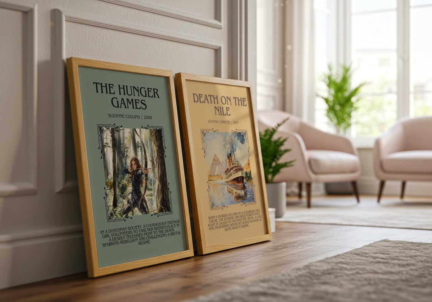 Hunger Games by Suzanne Collins | Descriptive Book Poster | Blurby