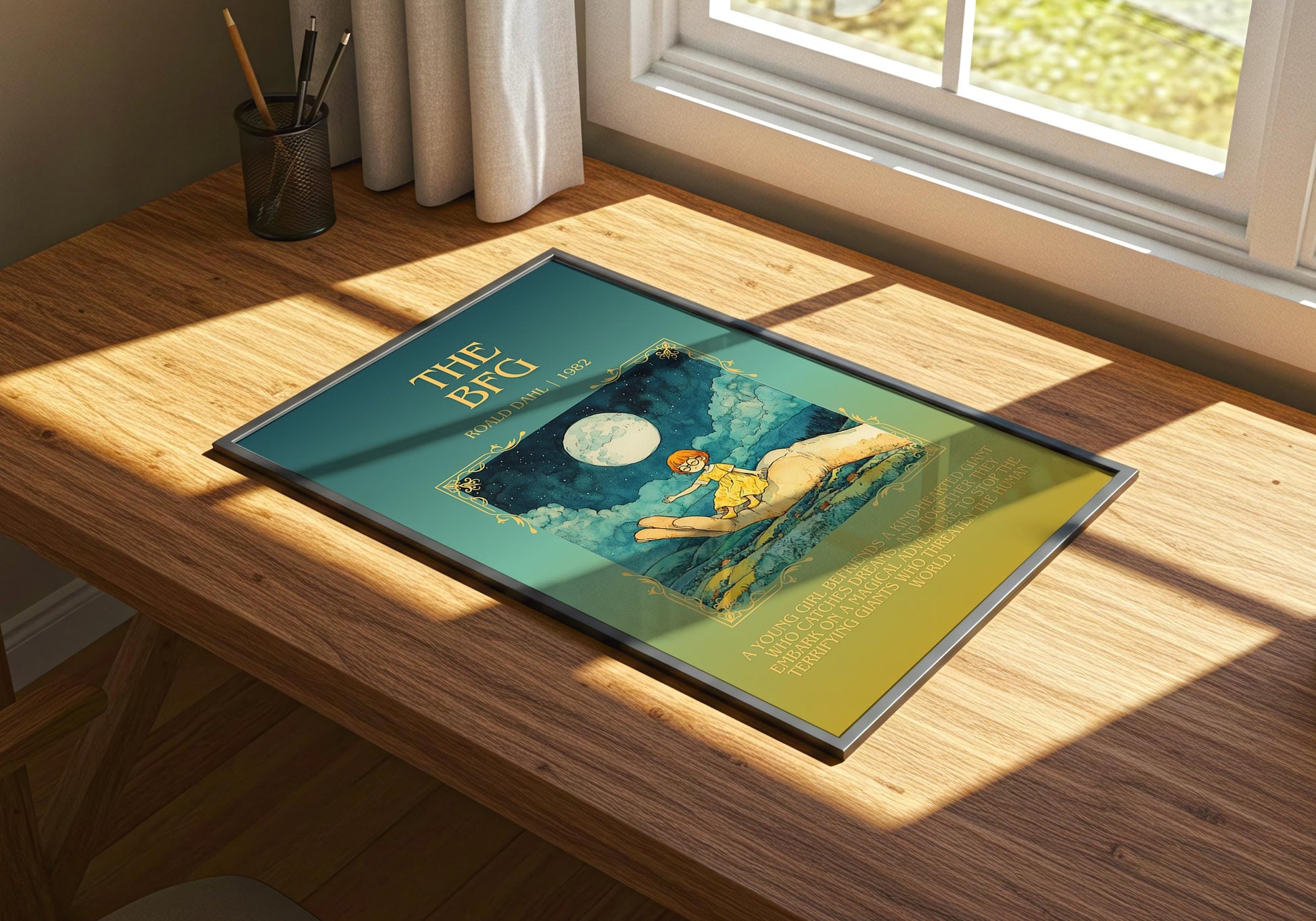 The BFG by Roald Dahl | Descriptive Book Poster | Blurby