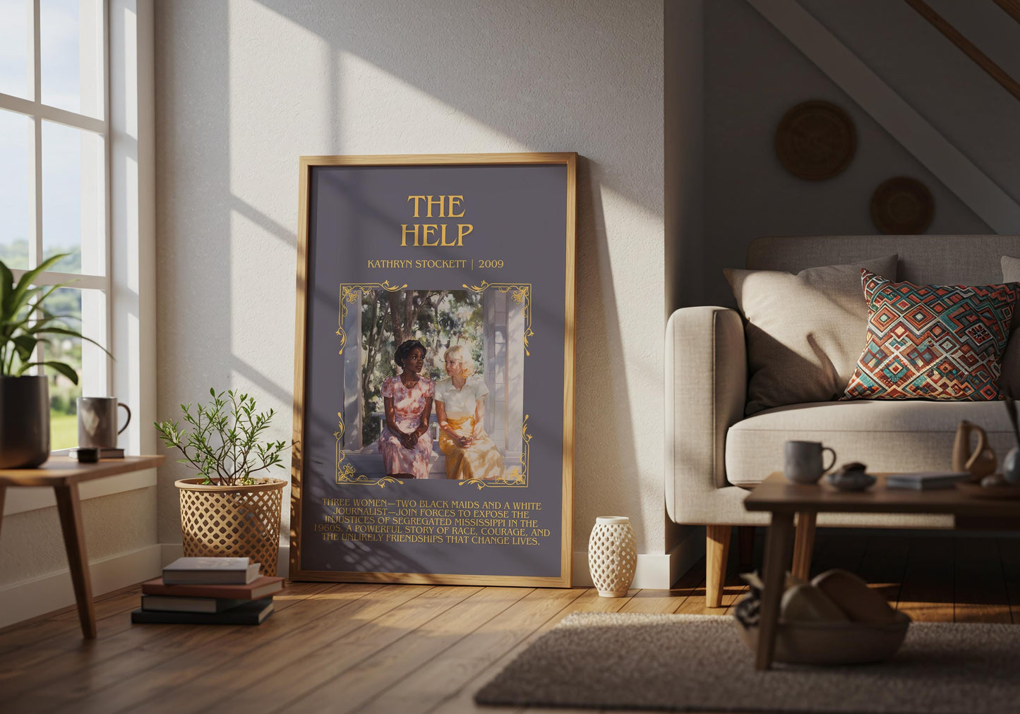 The Help by Kathryn Stockett | Descriptive Book Poster | Blurby