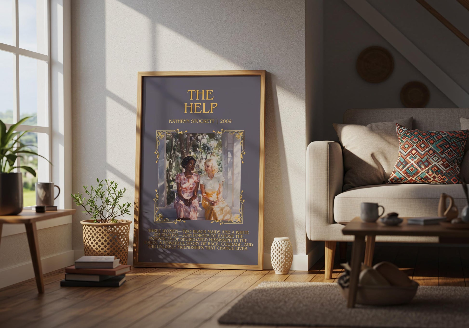 The Help by Kathryn Stockett | Descriptive Book Poster | Blurby