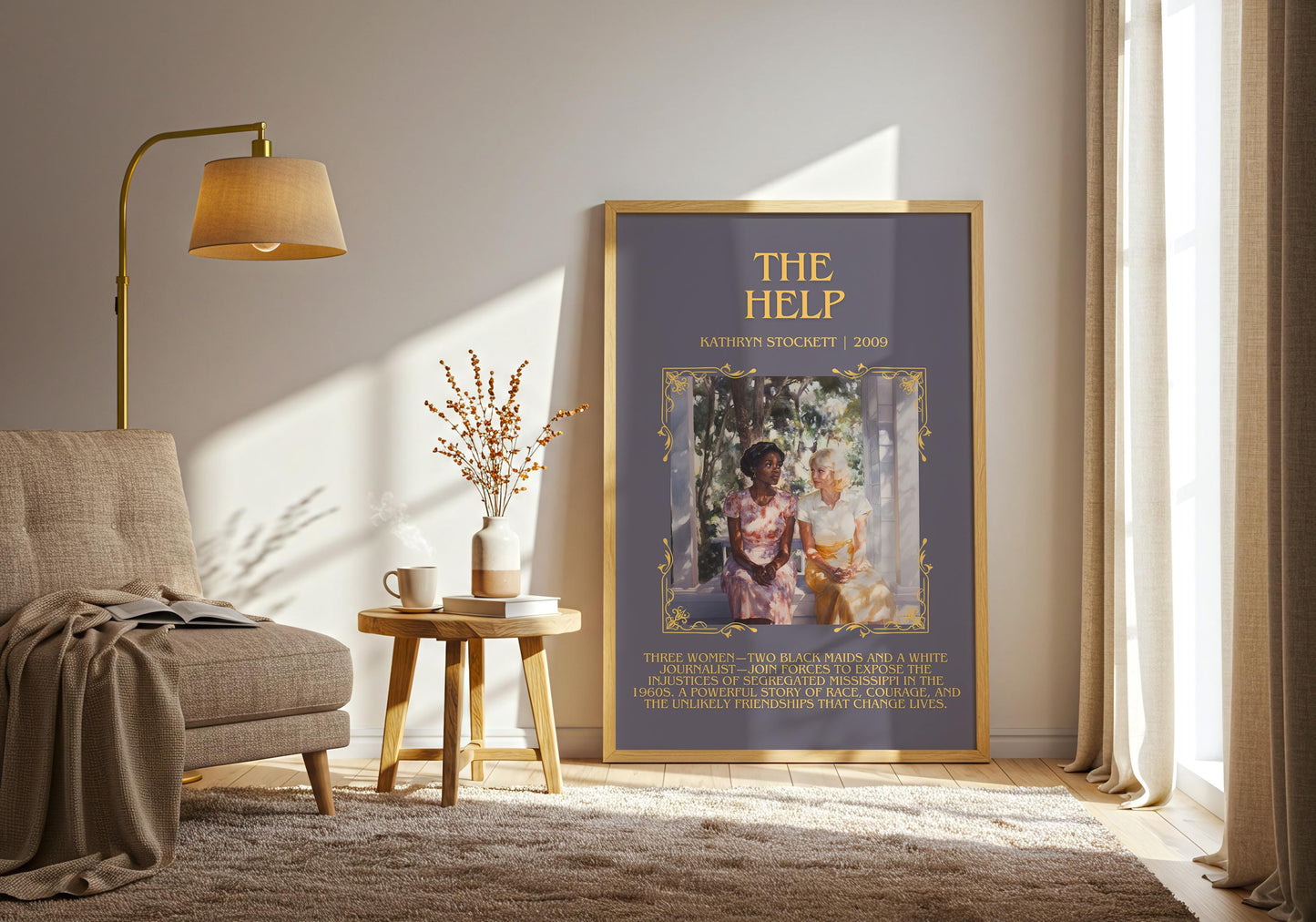 The Help by Kathryn Stockett | Descriptive Book Poster | Blurby