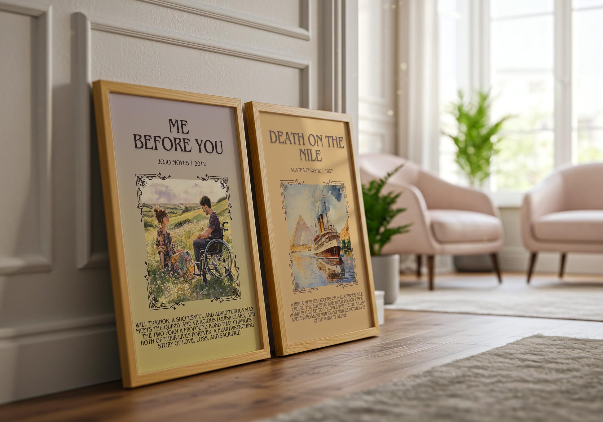 Me Before You by Jojo Moyes | Descriptive Book Poster | Blurby