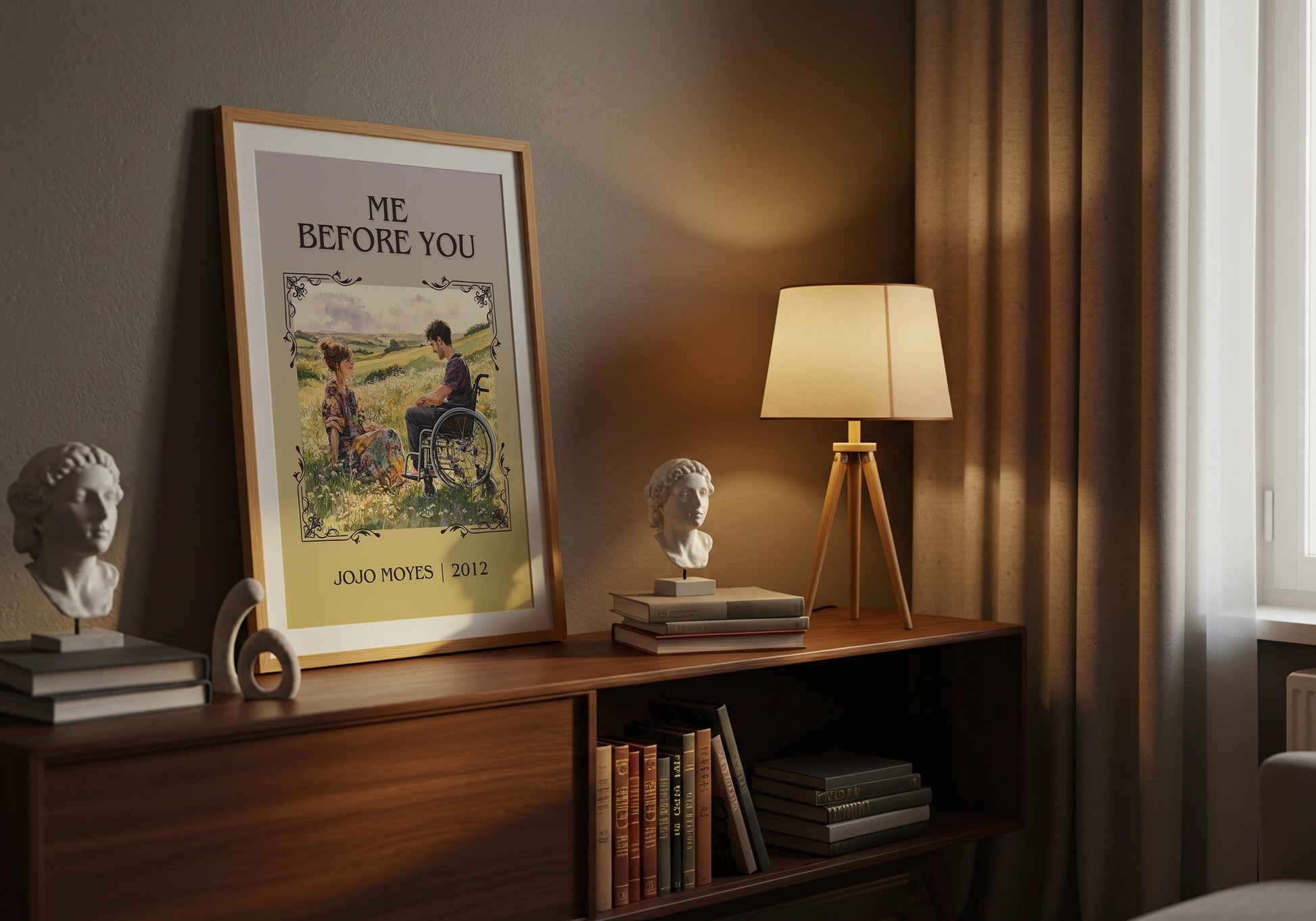 Me Before You by Jojo Moyes | Descriptive Book Poster | Minimalist