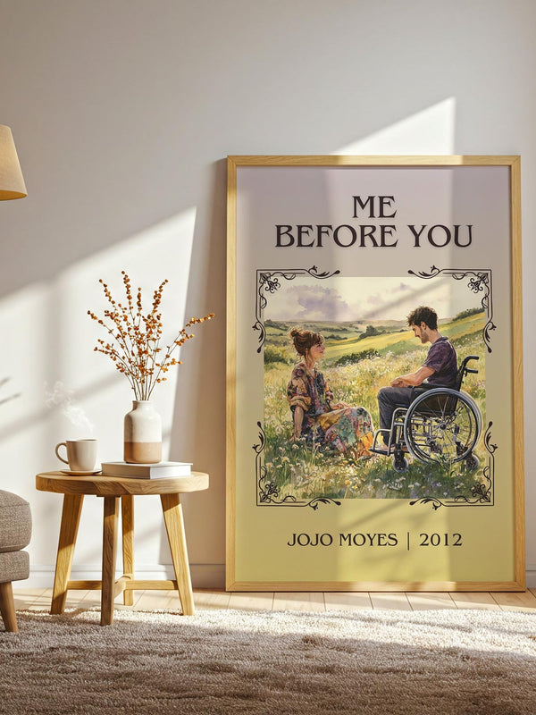 Me Before You classic book art print paper finish options – matte satin gloss