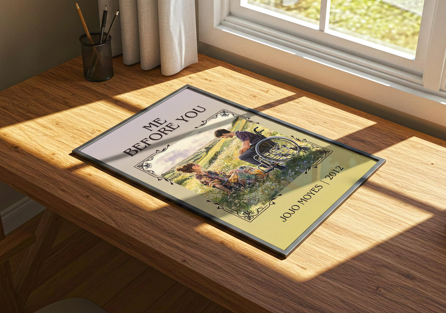 Me Before You by Jojo Moyes | Descriptive Book Poster | Minimalist