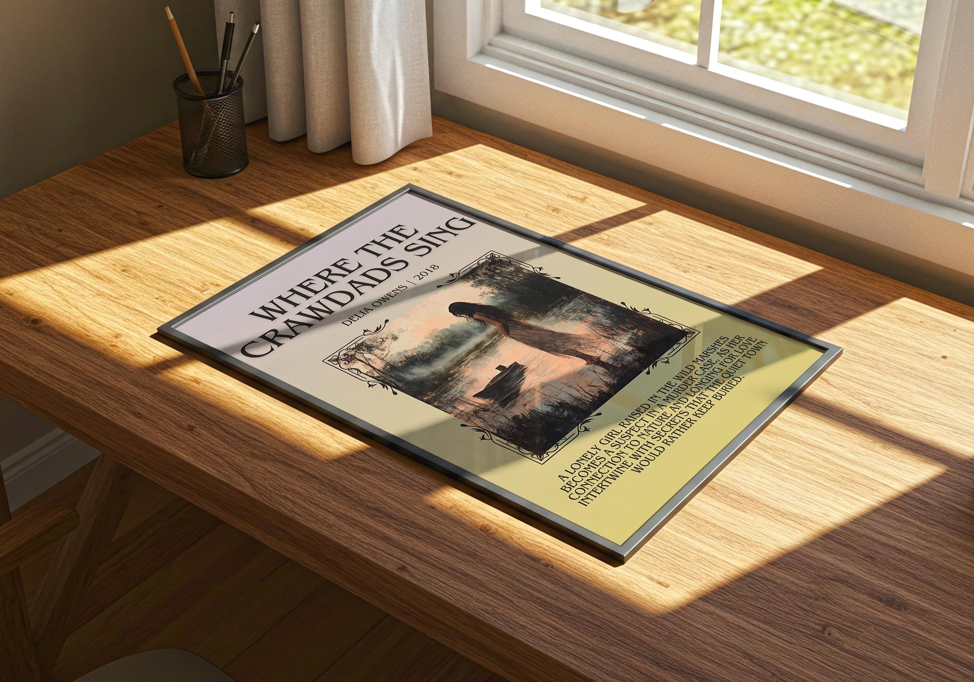 Where The Crawdads Sing by Delia Owens | Descriptive Book Poster | Blurby