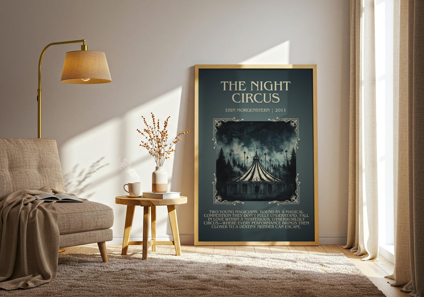 The Night Circus by Erin Morgenstern | Descriptive Book Poster | Blurby
