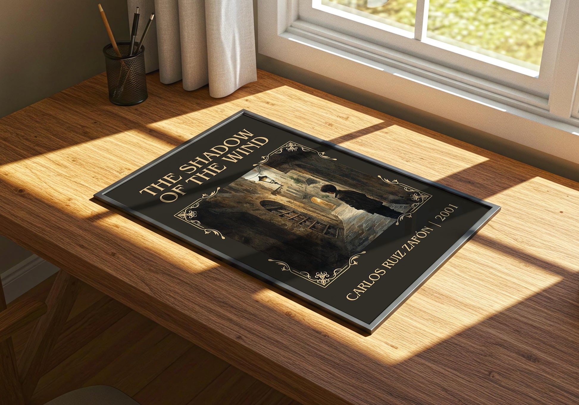 The Shadow Of The Wind by Carlos Ruiz Zafon | Descriptive Book Poster | Minimalist