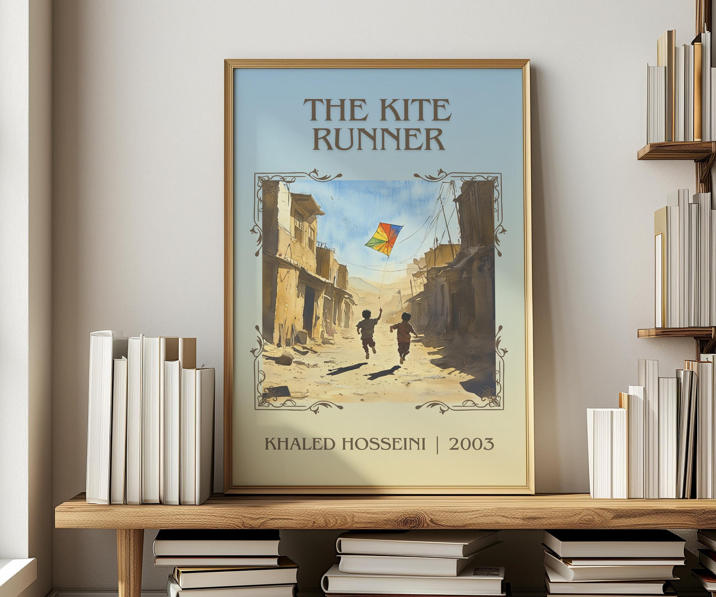 The Kite Runner by Khaled Hosseini | Descriptive Book Poster | Minimalist