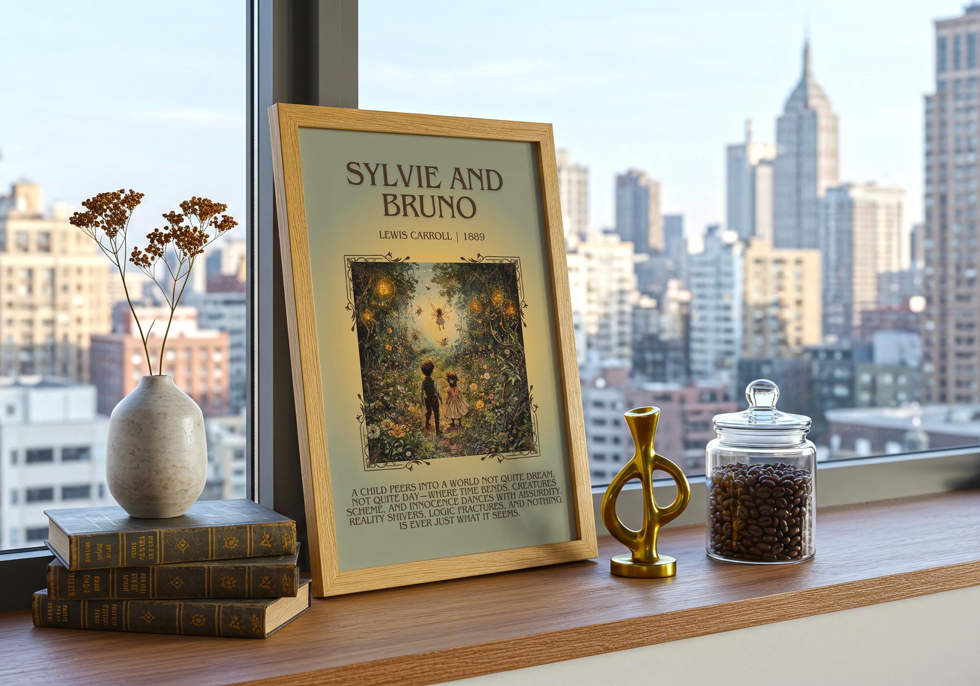 Sylvie And Bruno by Lewis Carroll | Descriptive Book Poster | Blurby