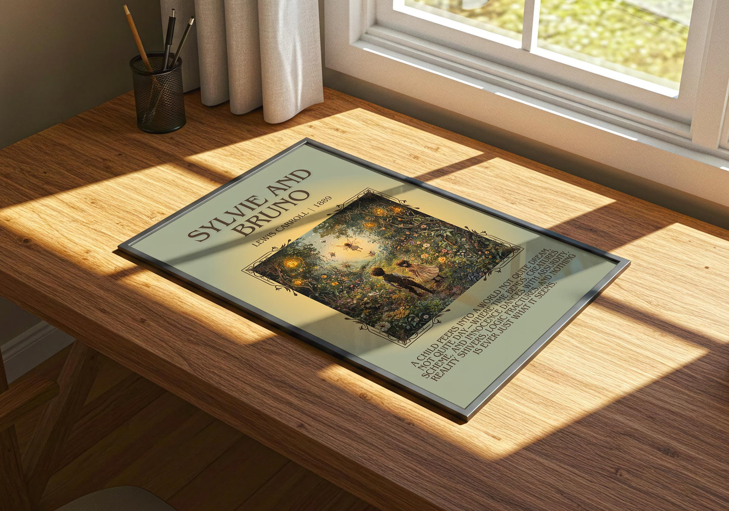 Sylvie And Bruno by Lewis Carroll | Descriptive Book Poster | Blurby