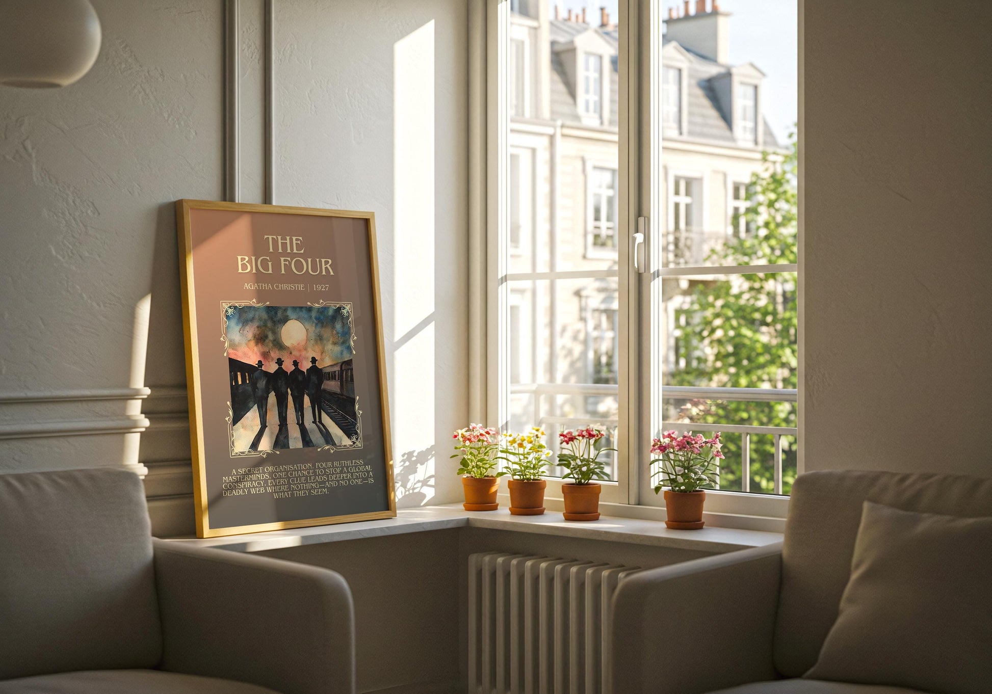 The Big Four by Agatha Christie | Descriptive Book Poster | Blurby