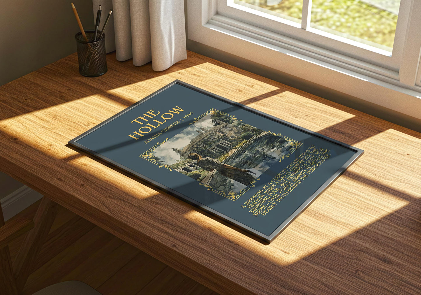 The Hollow by Agatha Christie | Descriptive Book Poster | Blurby