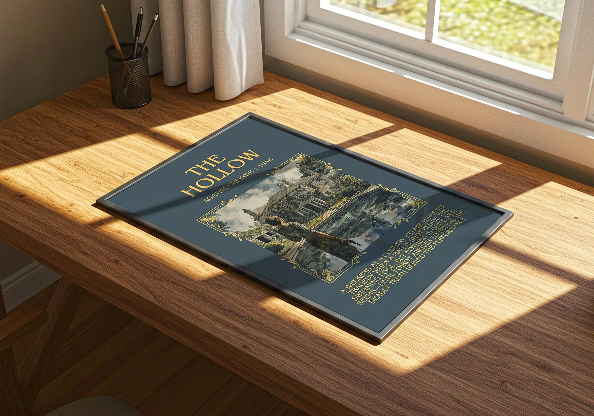 The Hollow by Agatha Christie | Descriptive Book Poster | Blurby