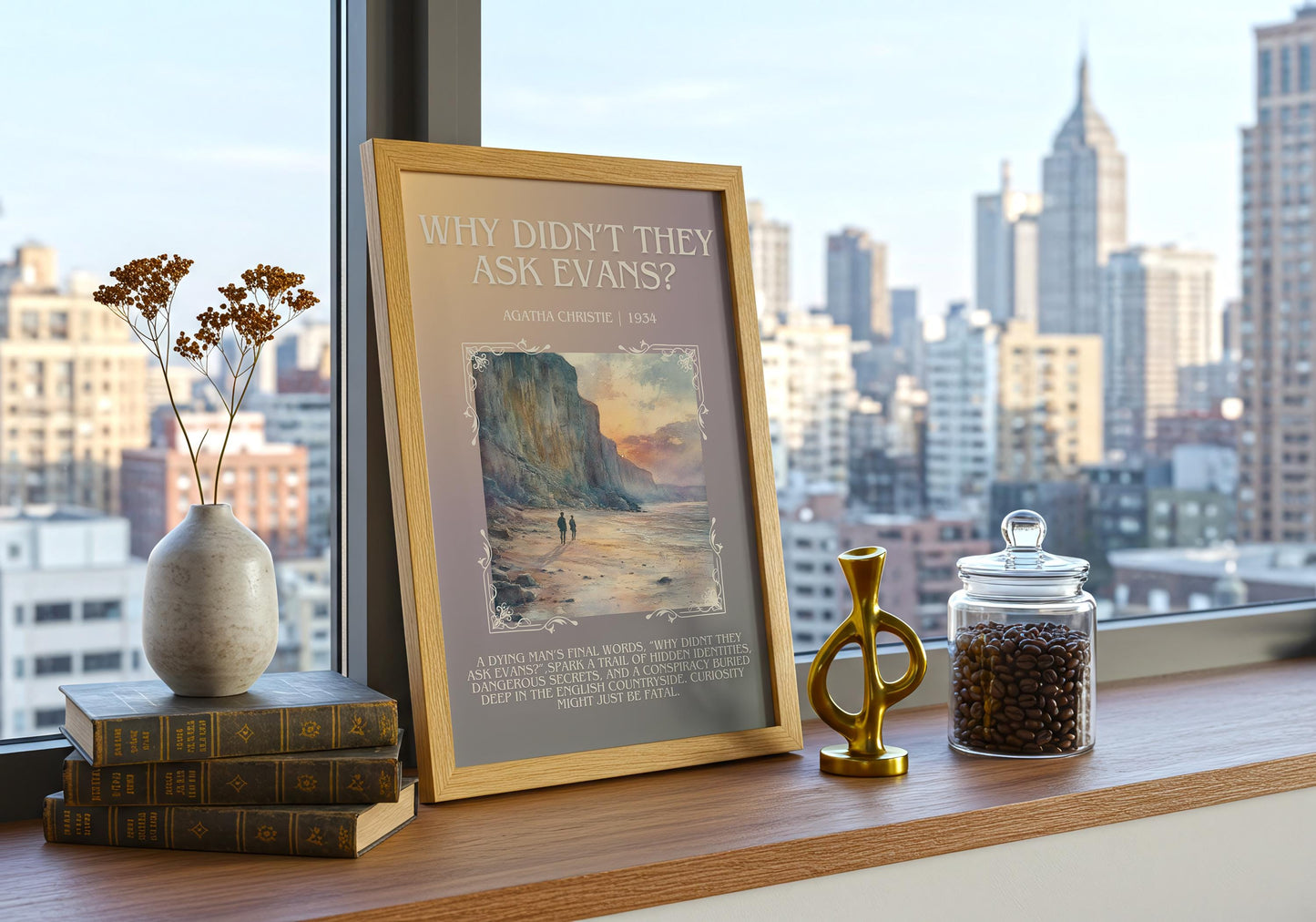 Why Didn't They Ask Evans? by Agatha Christie | Descriptive Book Poster | Blurby