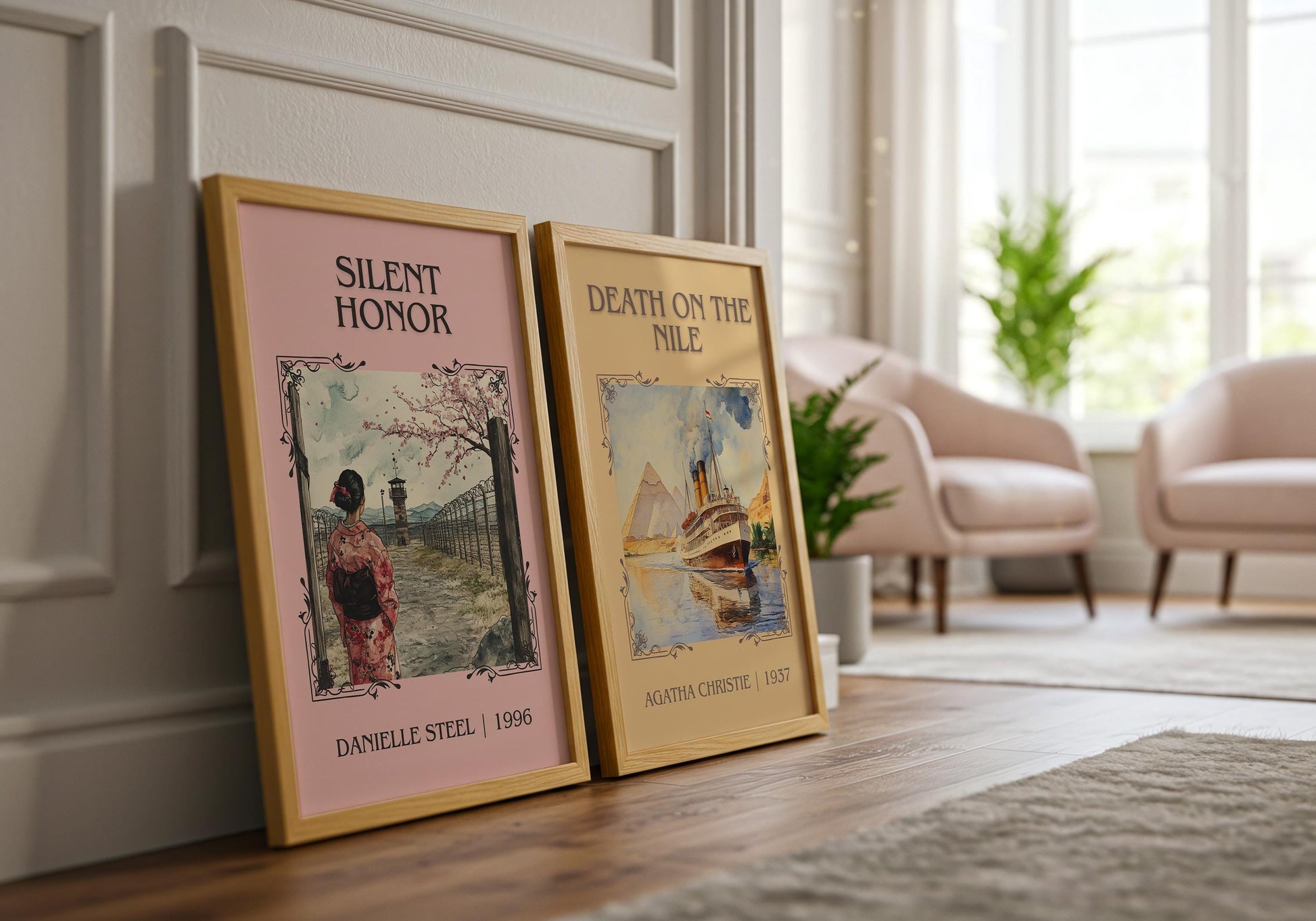 Silent Honor by Danielle Steel | Descriptive Book Poster | Minimalist