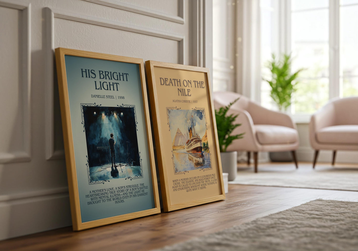 His Bright Light by Danielle Steel | Descriptive Book Poster | Blurby