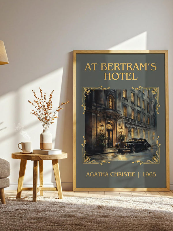 At Bertram's Hotel classic book art print paper finish options – matte satin gloss