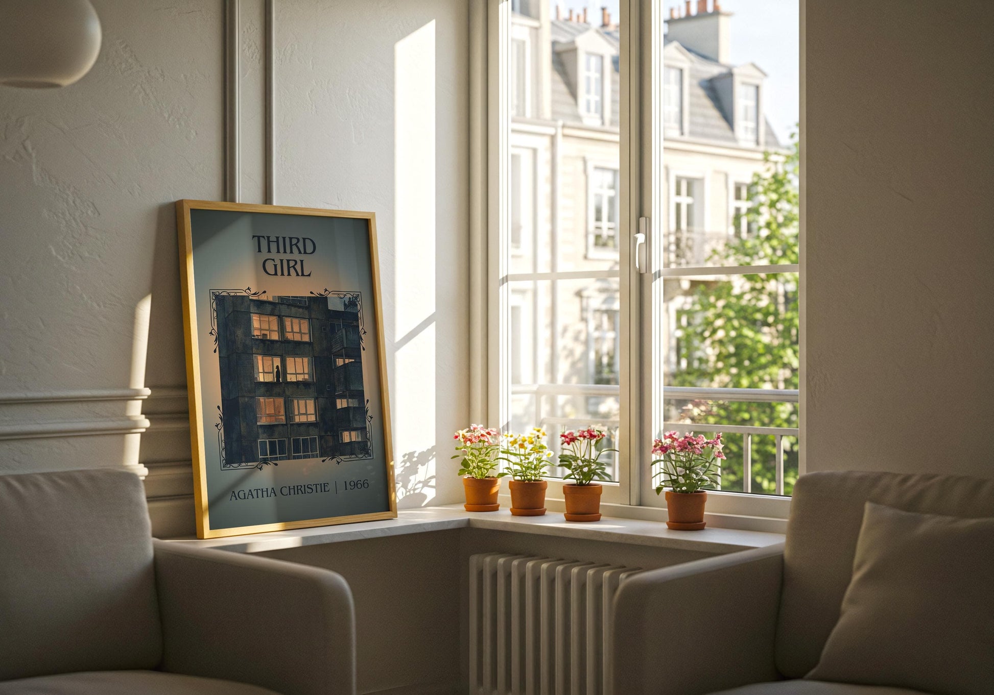 Third Girl by Agatha Christie | Descriptive Book Poster | Minimalist