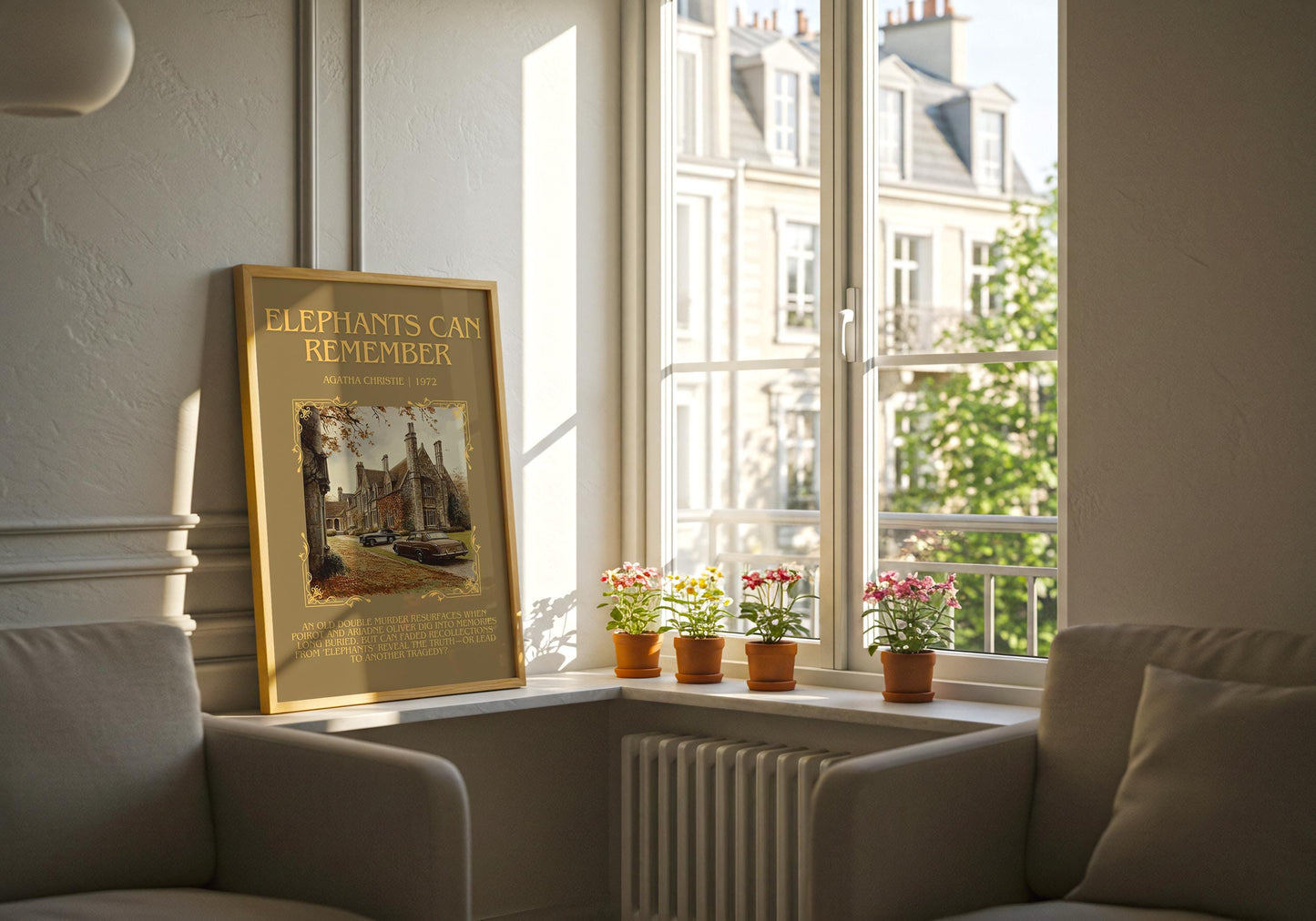 Elephants Can Remember by Agatha Christie | Descriptive Book Poster | Blurby