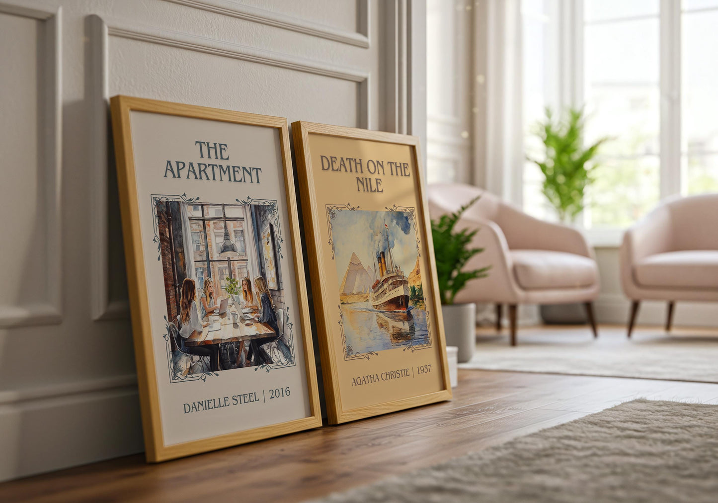 The Apartment by Danielle Steel | Descriptive Book Poster | Minimalist